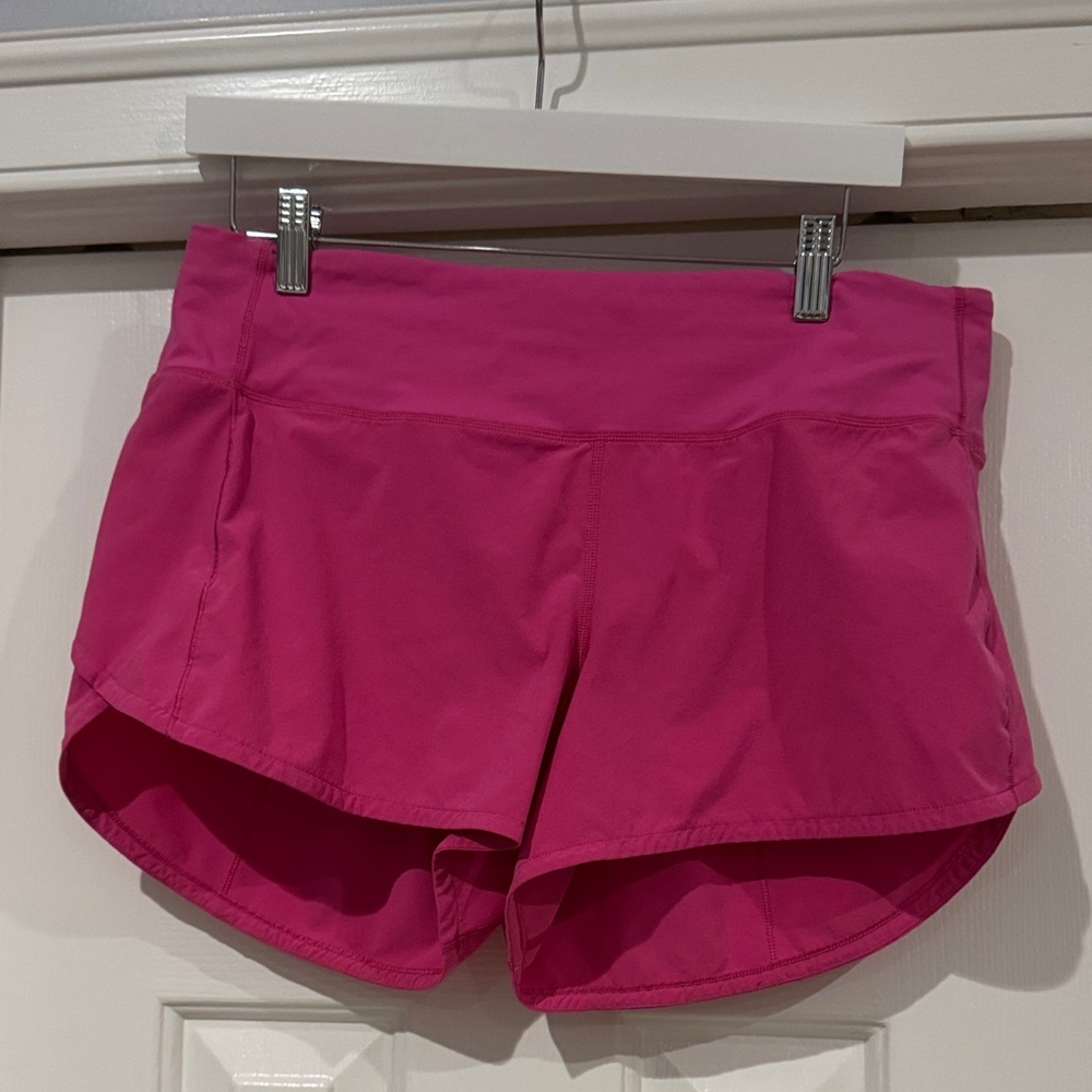 Lululemon Athletica Hot Pink Athletic Shorts